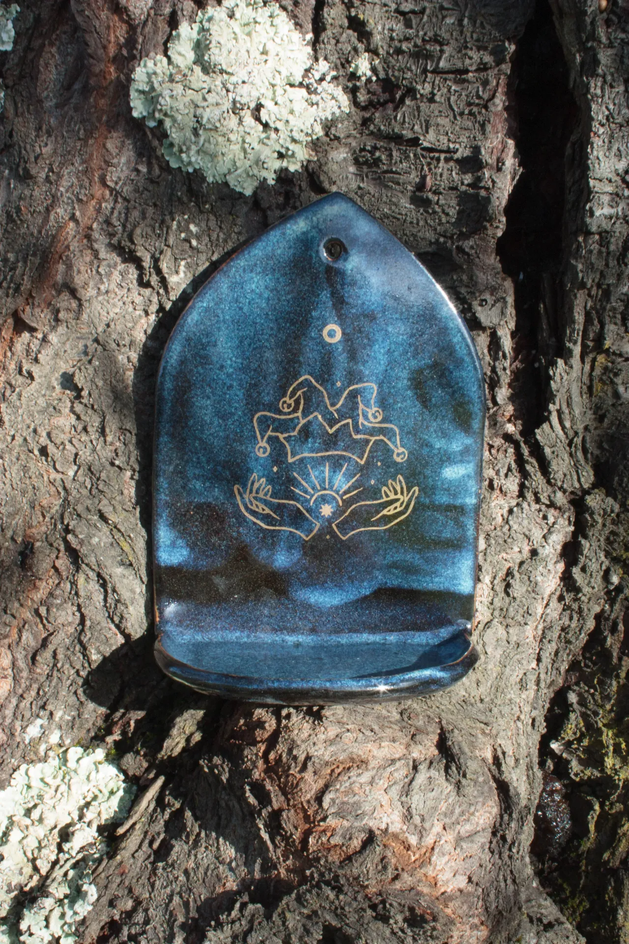 Bougeoir Mural "Arcane" (0 - Le Fou)